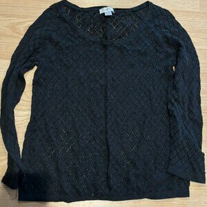 Black Loft Long-sleeve Sweater